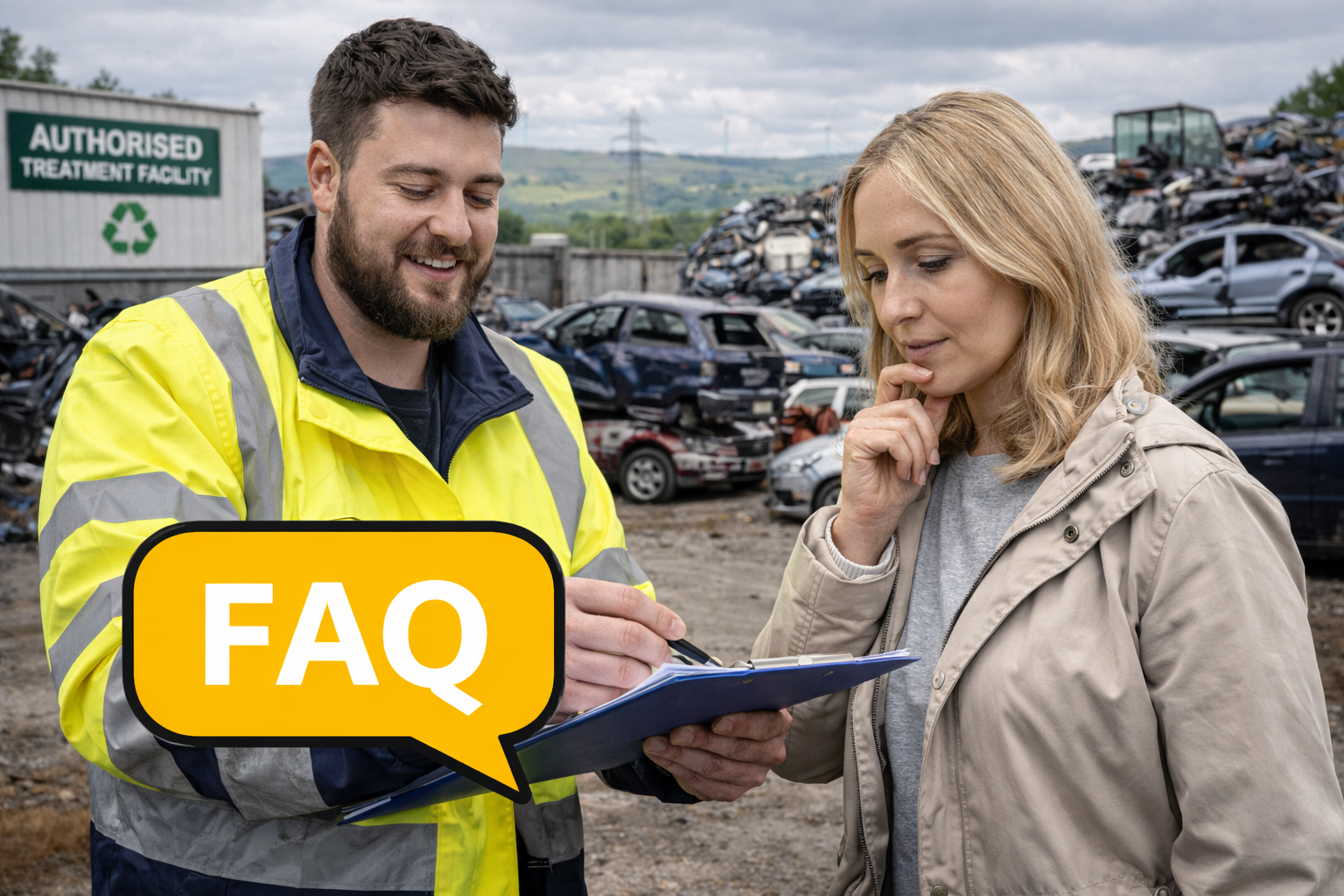 Scrap car FAQs and advice in Dewsbury